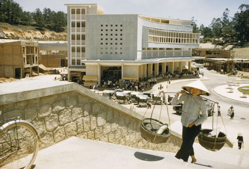 Khu vực chợ Đà Lạt.