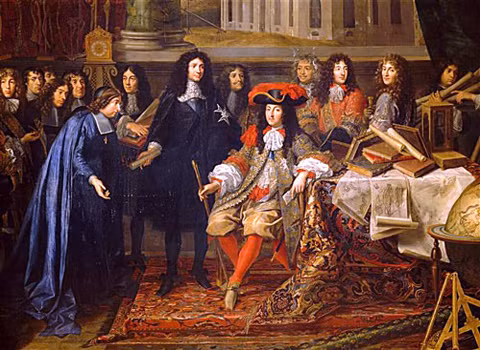 Vua Louis XIV (giữa) bị một chứng bệnh khó nói, nhưng may là phẫu thuật được - Ảnh: French Academy of Sciences. Vua Louis XIV (giữa) bị một chứng bệnh khó nói, nhưng may là phẫu thuật được - Ảnh: French Academy of Sciences.