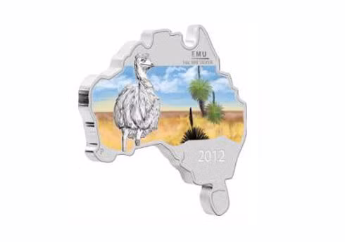 2. Đồng tiền hình bản đồ Australia: Sở Đúc tiền Perth (Australia) đã cho ra đời loạt tiền xu mang hình bản đồ quốc gia. Đã có 3 đồng bạc được sản xuất với hình dạng này, trên đó in hình chim bói cá Australia, đà điểu sa mạc (hay còn gọi là chim Emu) và Kangaroo.