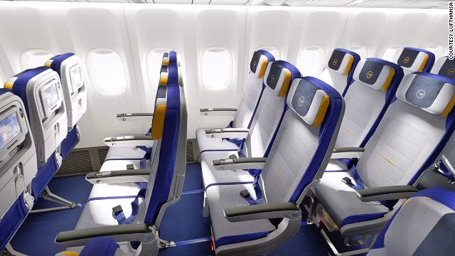 8. Lufthansa (Đức): Hãng này cung cấp Internet không giới hạn trên 90% các chuyến bay đường dài.