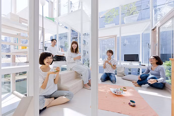 Thiết kế độc đáo này lấy ý tưởng từ việc sống trên một cái cây.