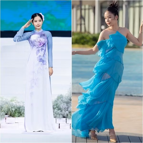 Thời trang một trời - một vực của Nam Em khi ở nhà và trên thảm đỏ - Hình 9 Thoi trang mot troi - mot vuc cua Nam Em khi o nha va tren tham do-Hinh-9