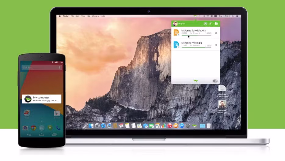  AirDroid: chia sẻ file dễ dàng giữa điện thoại và máy tính. App miễn phí này cho phép bạn kiểm soát điện thoại từ máy tính của mình. Bạn có thể chia sẻ các file, văn bản, thông báo và nhiều thứ khác nữa giữa hai thiết bị. 