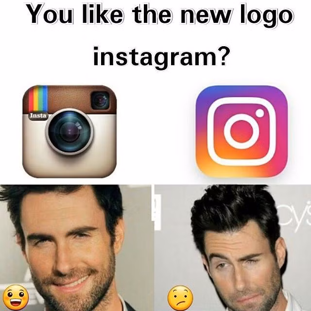 Thái độ của Adam Levine trước thiết kế mới của Instagram là thế này đây.