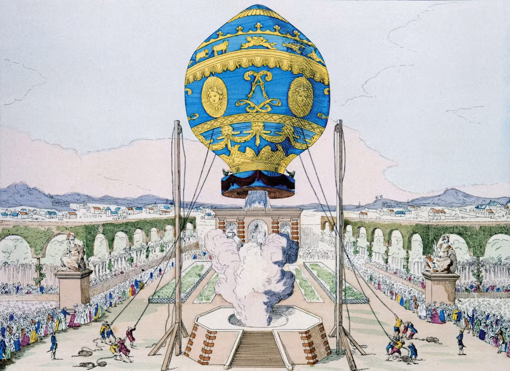 Theo đó, vào ngày 15/6/1785, ông cùng với cộng sự là viên sĩ quan tên François D' Arlandes thực hiện một chuyến bay qua eo biển Manche. Đây chính là chuyến bay chính thức đầu tiên của dòng khí cầu Rozière.