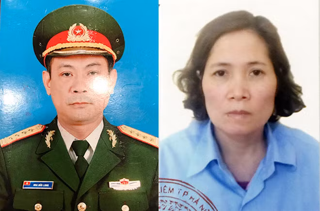  Đối tượng Hoa Hữu Long và vợ là Cao Thị Kim Loan.