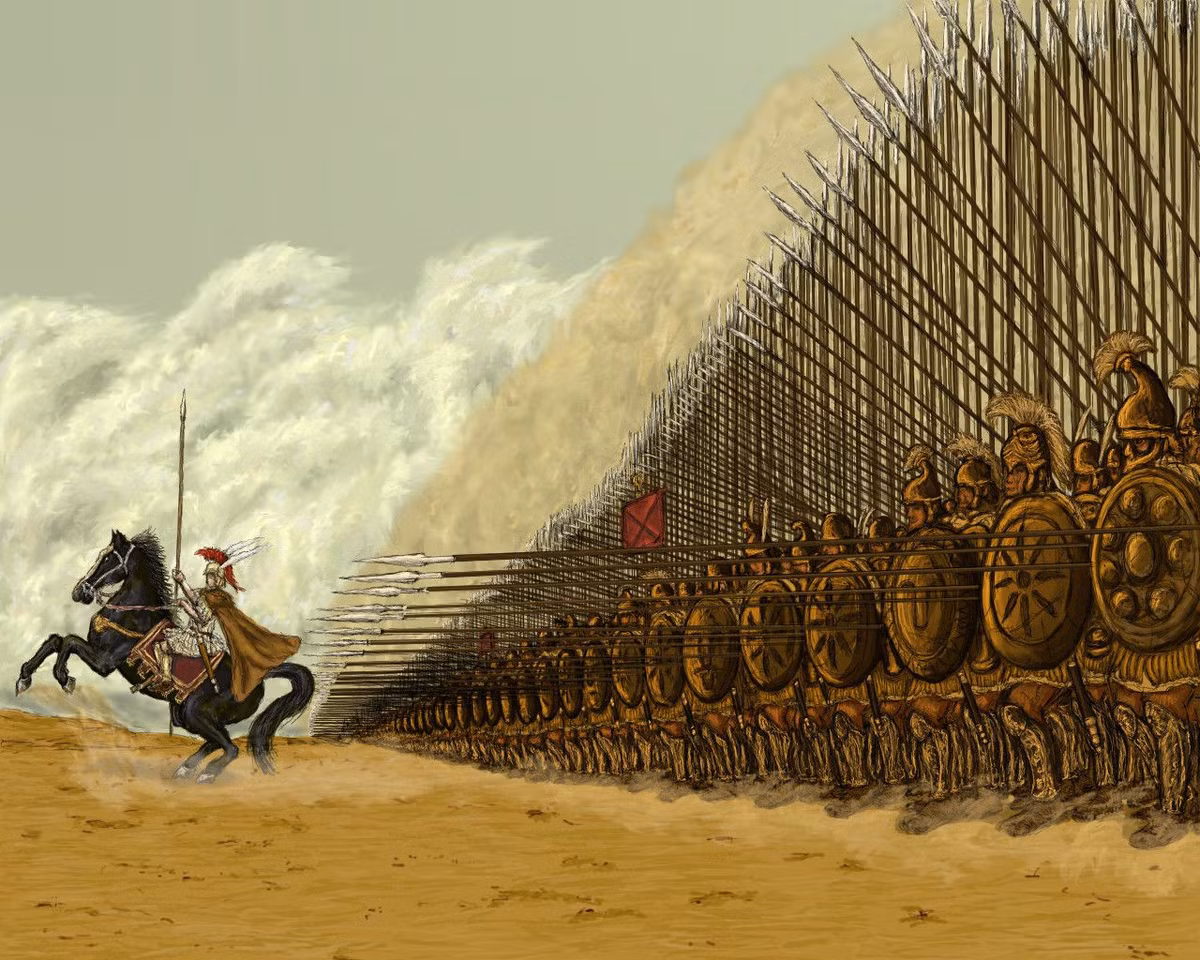 Điểm yếu chí tử của đội hình phalanx trứ danh thời cổ đại - Hình 2 Diem yeu chi tu cua doi hinh phalanx tru danh thoi co dai-Hinh-2
