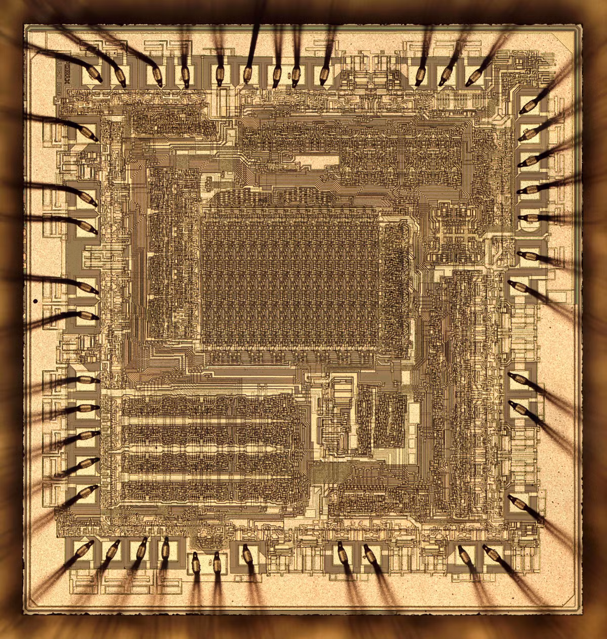 Thập niên 1970, chip vi xử lý với các mạch điện tích hợp gồm hàng ngàn vi mạch bán dẫn được thương mại hóa rộng rãi và dùng trong máy vi tính.