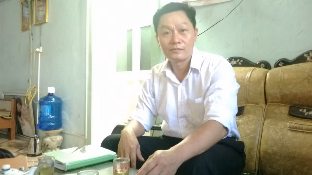 Ông Nguyễn Mạnh Hà, bác họ của đối tượng Nguyễn Văn Tài.
