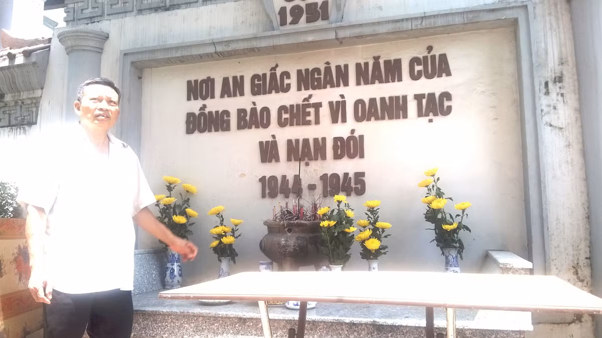 Ông Đặng Văn Tuyến, người thường xuyên hương khói cho hơn 2 triệu đồng bào đã chết đói năm 1945 để vong hồn họ không cô quạnh