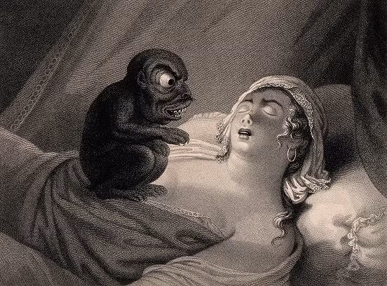  Tà thần (Djinn) ở Trung Đông. Trong văn hóa Hồi giáo, bóng đè được cho là do tà thần djinn, những linh hồn có sức mạnh siêu nhiên. Djinn được cho là có khả năng xâm nhập vào cơ thể con người trong giấc ngủ và khiến họ tê liệt. Ảnh: Pinterest.