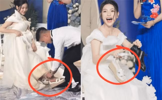 Chu Thanh Huyen tiet lo Quang Hai chon sandal de xuong cho vo