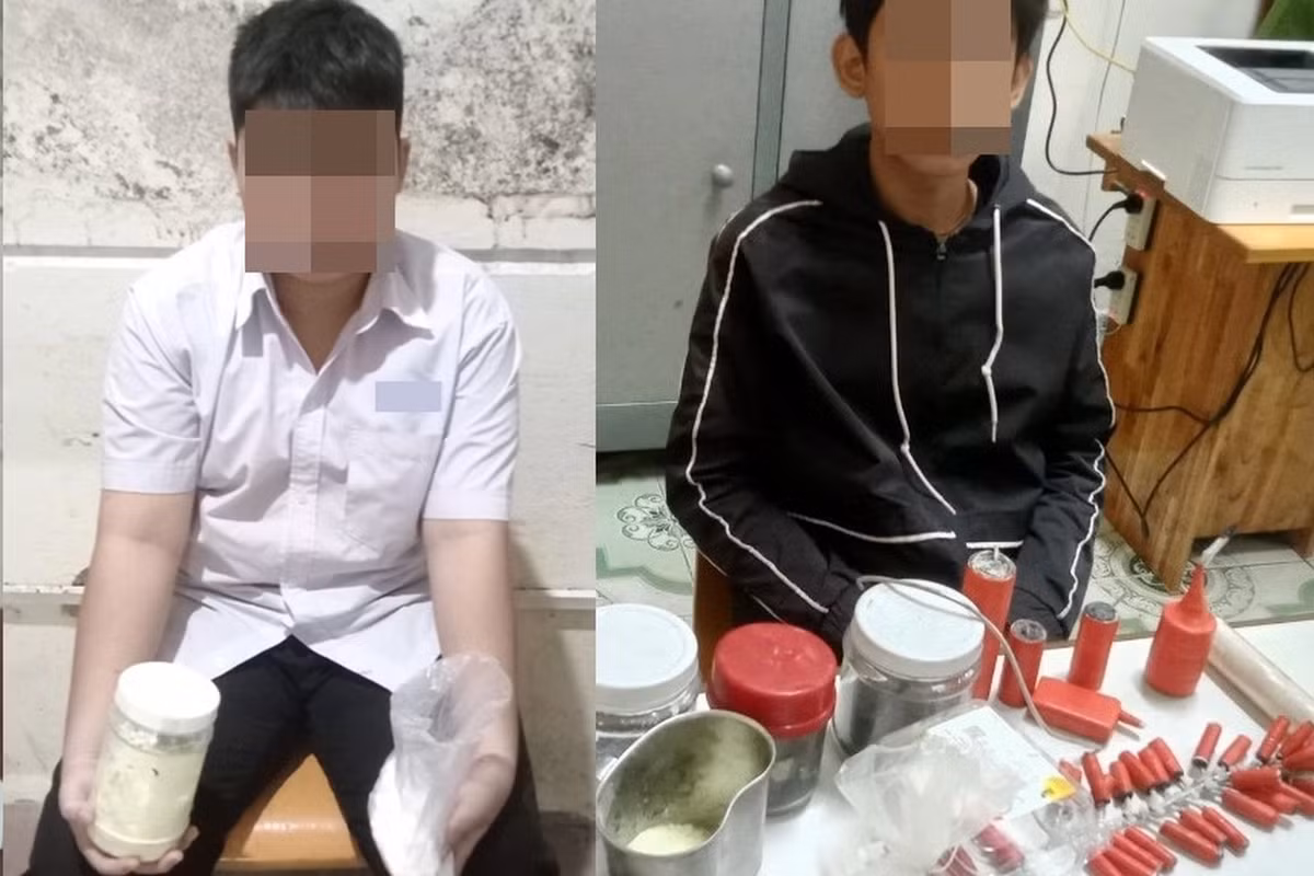 Video dạy học sinh chế pháo nổ nhan nhản trên mạng - Hình 2 Video day hoc sinh che phao no nhan nhan tren mang-Hinh-2