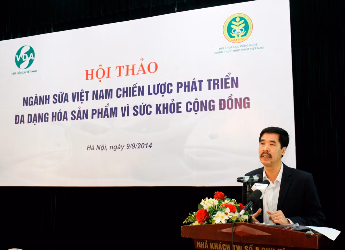 Ông Nguyễn Quốc Khánh – Giám Đốc Điều Hành Công ty Vinamilk, phát biểu về vấn đề Chiến lược đa dạng hóa sản phẩm sữa đáp ứng nhu cầu và sự lựa chọn của người tiêu dùng.