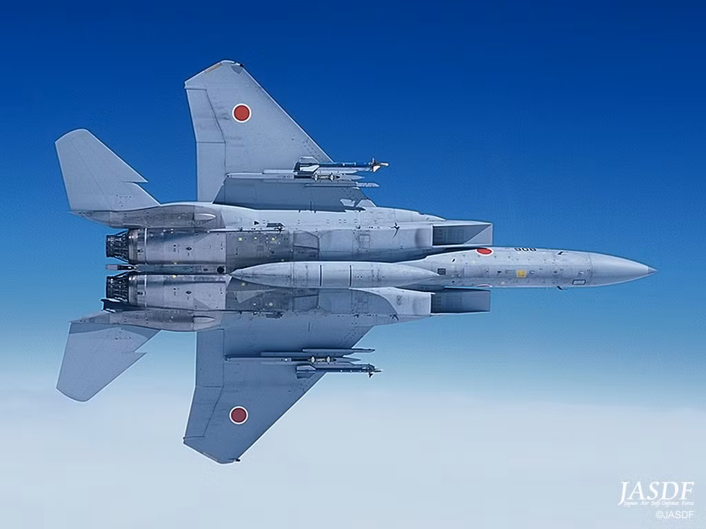 Chiến đấu cơ F-15J của Lực lượng Phòng vệ Trên không Nhật Bản.