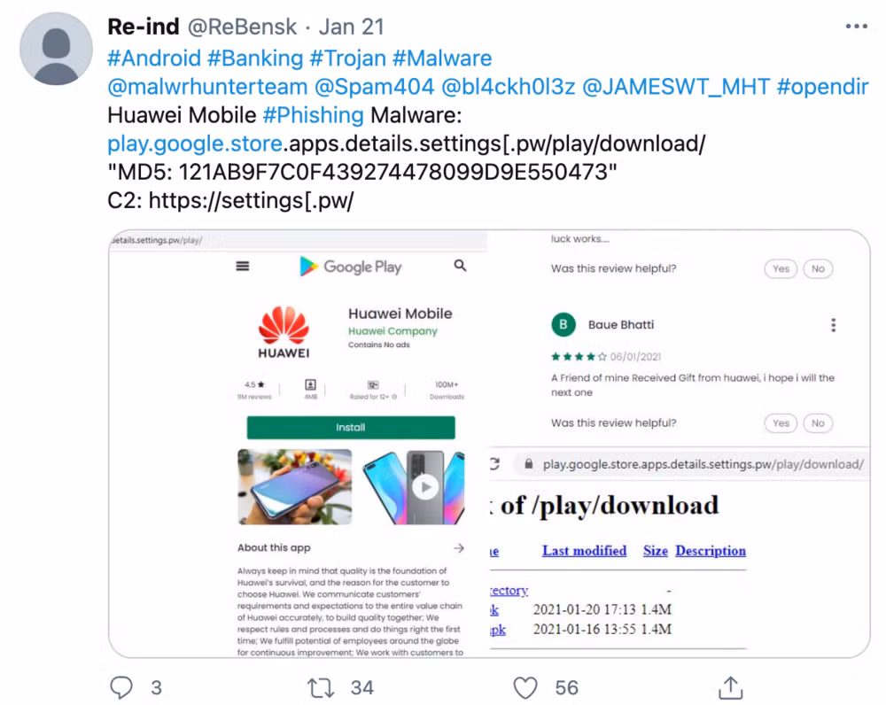 Phan mem doc hai danh cap thong can go bo tren Android