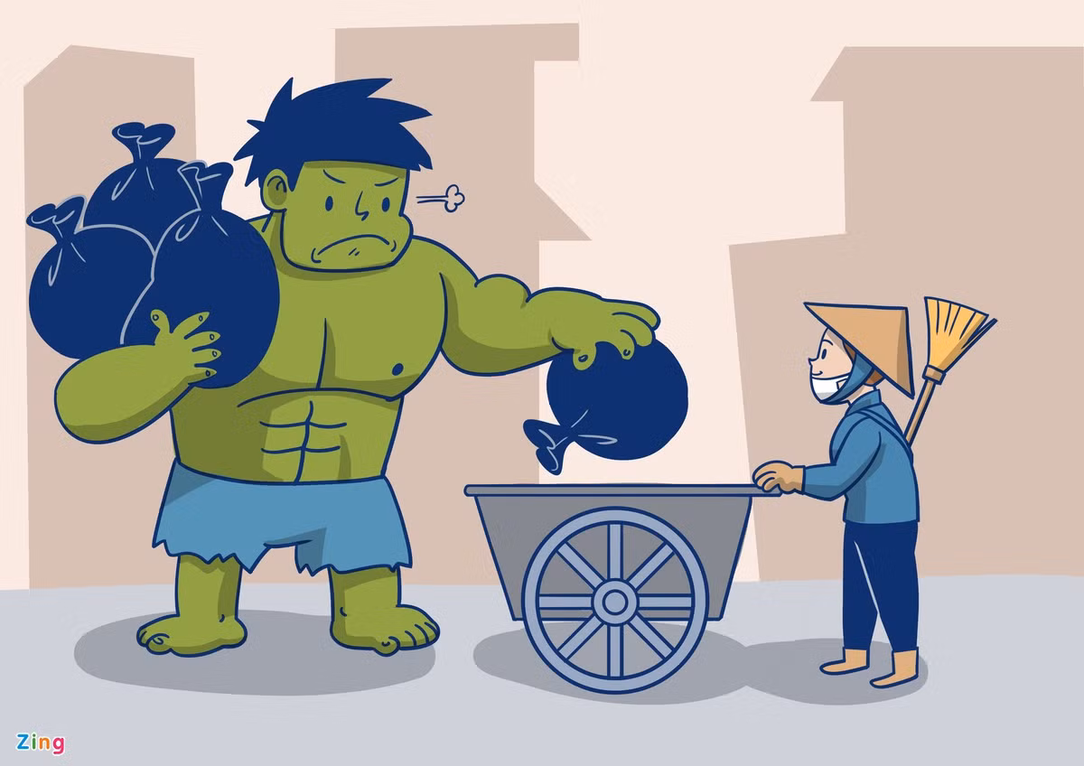  Tết là dịp hóa “anh hùng” đổ rác: Công việc nhàm chán mà bạn thực hiện mỗi ngày bỗng trở nên vô cùng quan trọng vào chiều 30 Tết. Hoạt động nấu nướng và dọn dẹp làm lượng rác của gia đình nhiều hơn ngày thường; cộng thêm quan niệm rác cần được đổ hết trước năm mới khiến công việc này trở thành “trách nhiệm lớn lao” của bạn - người khỏe mạnh và nhanh nhẹn nhất nhà.