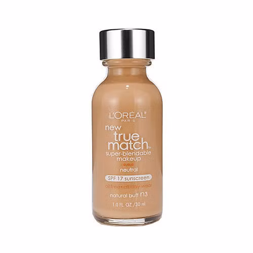 L’Oreal True Match Super Blendable Makeup giá 10 USD được coi là loại phấn nền có tông màu nhạt hoàn hảo.