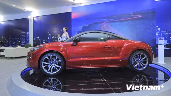 Mẫu xe RCZ của Peugeot.