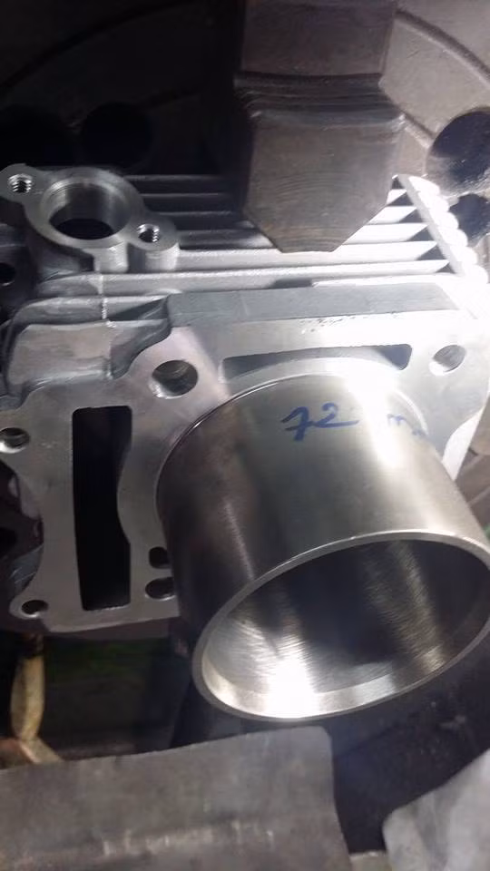 Nội công là trái 72mm dữ dằn với sơmi lòng bao đẹp. Nguồn ảnh: Suzuki Belang Malai.