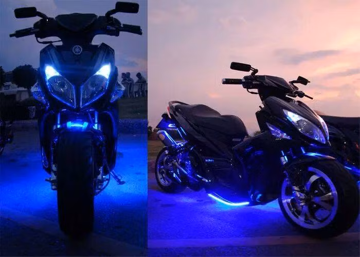 Chiếc xe rực sáng trong đêm. Nguồn ảnh: Nouvo Club Thailand. Chiếc xe rực sáng trong đêm. Nguồn ảnh: Nouvo Club Thailand.
