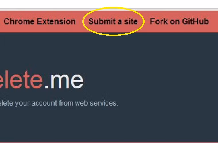 Người dùng có thể đóng góp xây dựng database cho website này thông qua tính năng gợi ý xóa tài khoản đối với website mà mình muốn thông qua việc hoàn thành một biểu mẫu trên Google Docs.