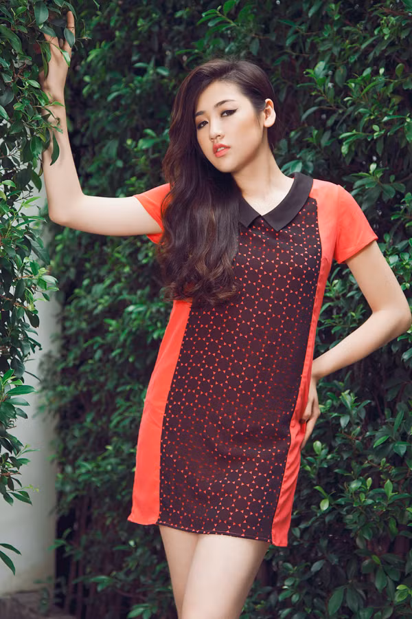 Cô xây dựng hình ảnh ngây thơ, trong sáng
