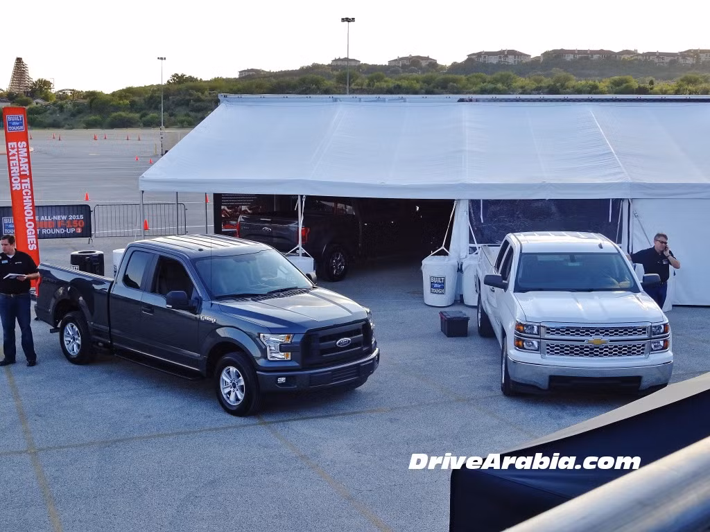 Trong sự kiện lần này, Ford F-150 2015 sẽ cùng thử sức với người anh em Chevy Silverado trên một số cung đường khác nhau.