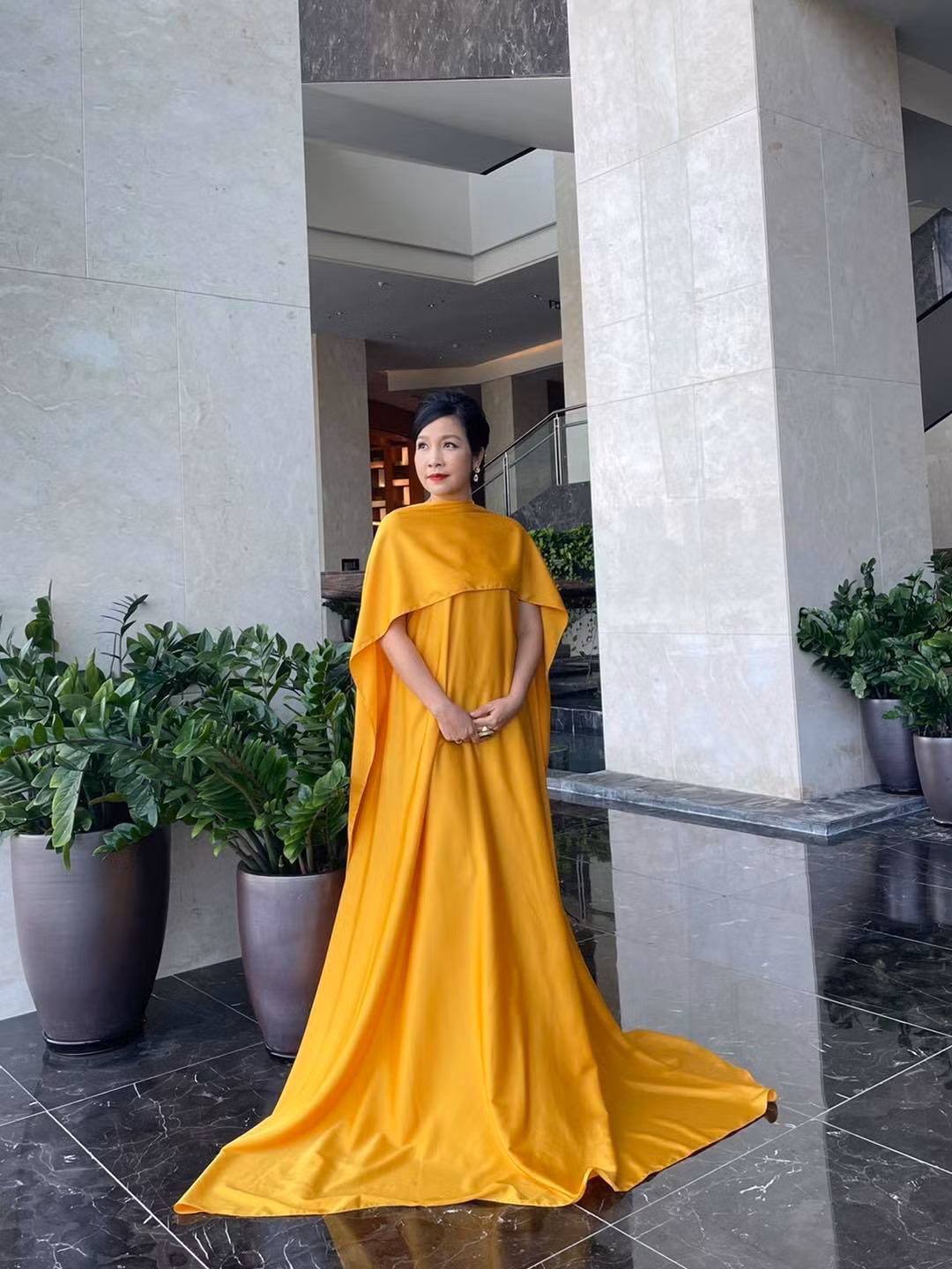 Ca sĩ Mỹ Linh ngày càng tươi trẻ.