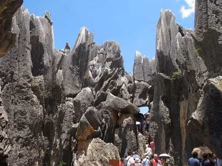Hai trong số những khu rừng đá nhỏ, rừng đá Naigu và làng Suogeyi, là một phần của Karst Nam Trung Quốc - khu vực đa dạng sinh học nổi tiếng về karst đá vôi đã trở thành Di sản Thế giới UNESCO vào năm 2007.