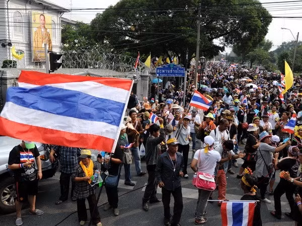 Toa an hinh su Thai Lan ket an cuu thu linh bieu tinh