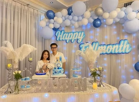 Hinh anh chua tung cong bo trong tiec day thang cua chau ngoai Minh Nhua-Hinh-5