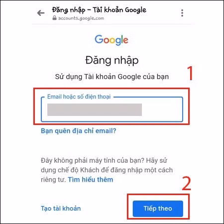 Meo lay lai mat khau Gmail ma khong can so dien thoai