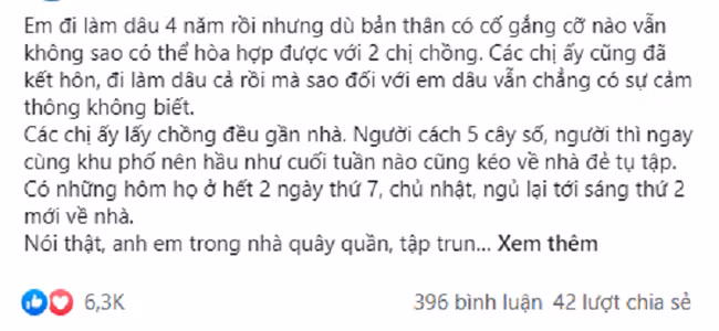 Chưa ăn cỗ chị chồng đã đánh tiếng "bát đĩa dâu rửa" Chua an co chi chong da danh tieng