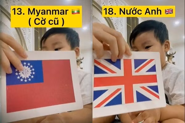 Con trai Hoa Minzy nhan dien 19 quoc ky, dan mang dong loat vo tay-Hinh-3