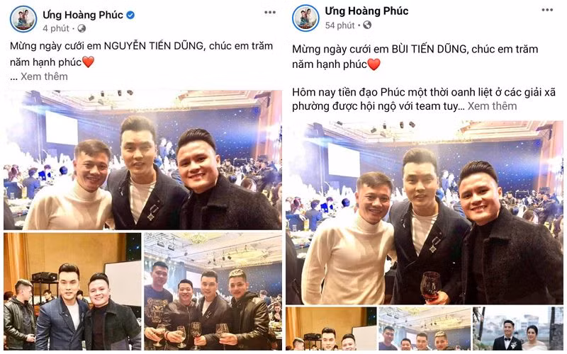 Ung Hoang Phuc mac sai lam khi chuc mung hon le Bui Tien Dung-Hinh-2