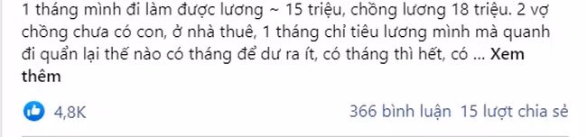 So tiet kiem chi co 30 trieu, toi soc khi phat hien bi mat cua chong