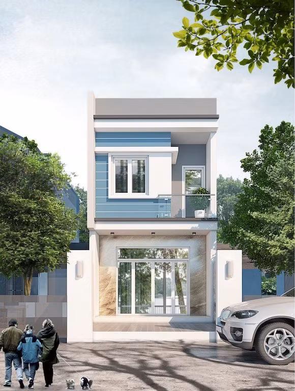 Công năng sử dụng của căn nhà gồm: 1 phòng khách, 1 phòng sinh hoạt chung, 3 phòng ngủ, 2 WC. Chi phí xây dựng khoảng 600 triệu đồng