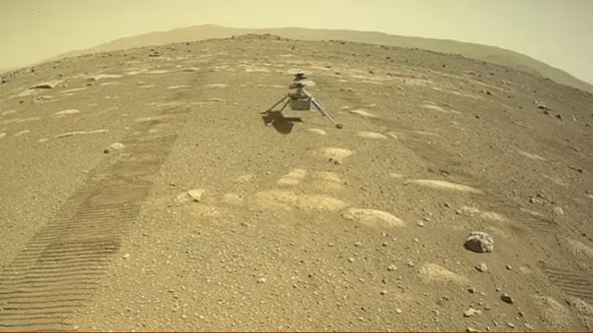 Trực thăng của NASA hạ cánh thành công trên bề mặt sao Hỏa Truc thang cua NASA ha canh thanh cong tren be mat sao Hoa