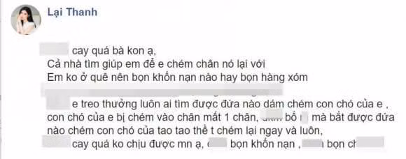 Thanh Bi vang tuc khi cho cung bi ke xau chem mat mot chan