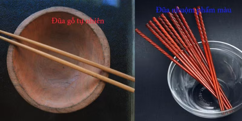 Cach phan biet dua go tu nhien va dua nhuom pham mau chuan nhat