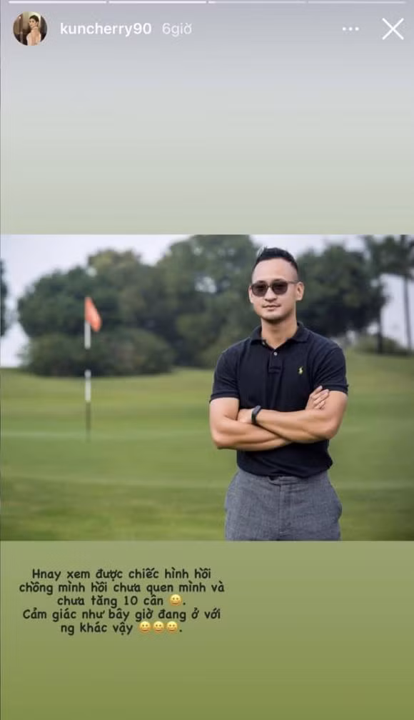 MC Thu Hoai keu troi vi chong doanh nhan tang vu vu 10 kg
