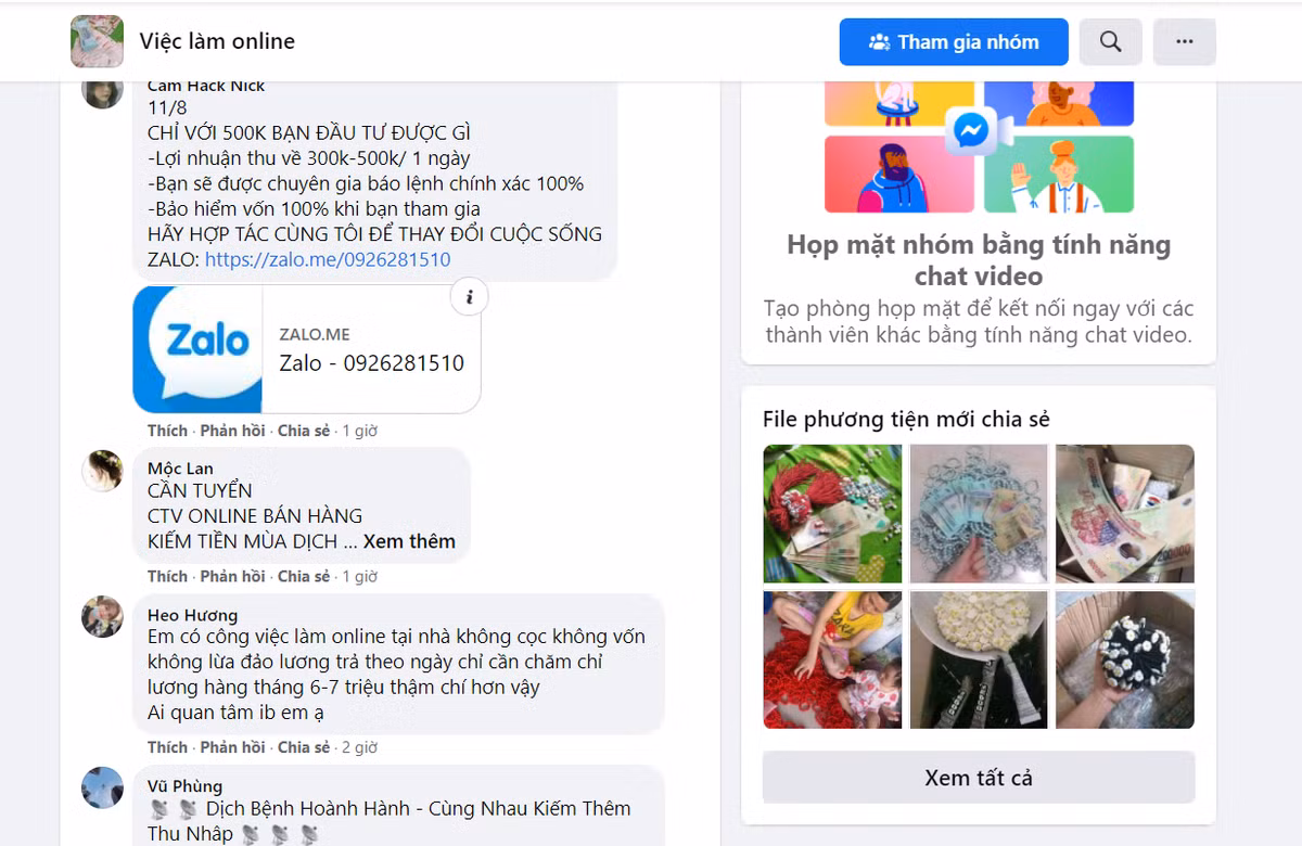 Việc làm online tại nhà: Cẩn trọng “bẫy” việc nhẹ, lương cao - Hình 2 Viec lam online tai nha: Can trong “bay” viec nhe, luong cao-Hinh-2