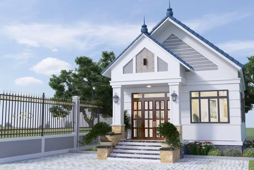 Nhà mái Thái đơn giản mà đẹp, tiết kiệm chi phí cho gia chủ ảnh 2
