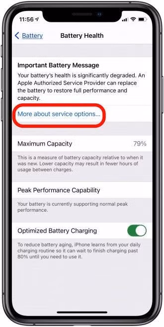 Meo xem goi y khoi phuc pin tai iOS 14