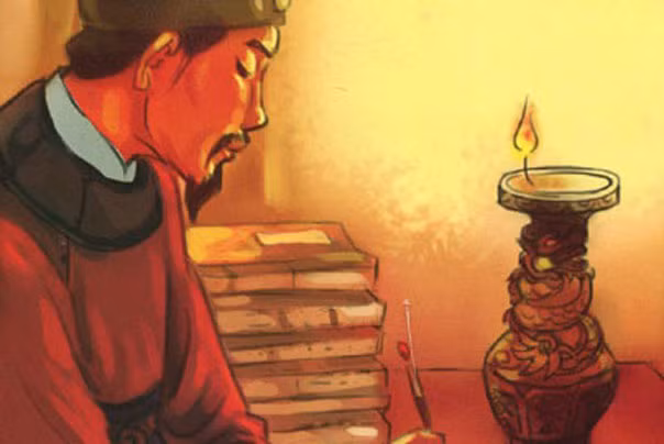 Theo sách Đại Việt sử ký toàn thư, bộ quốc sử đầu tiên của người Việt được biên soạn dưới thời nhà Trần, với tên gọi Đại Việt sử ký. Tác giả của bộ chính sử này là nhà sử học Lê Văn Hưu. Ảnh: NXB Kim Đồng. 