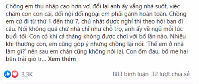 Chong tuyen bo tien ai nguoi ay tieu, va thai do cua nguoi vo