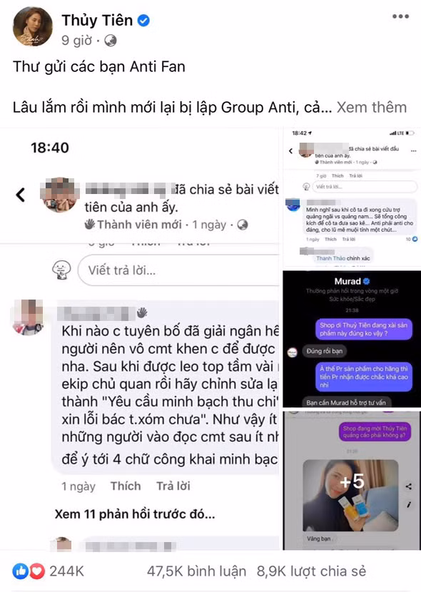 Tran Thanh, Hoai Linh, Thuy Tien cho thay su dang so cua lan song “tay chay