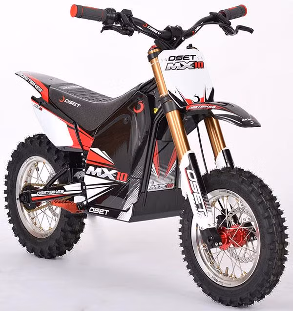 Được thiết kế dành cho trẻ em từ 4 đến 7 tuổi, chiếc off-road Oset MX-10 động cơ điện có nhiều tính năng ưu việt hơn xe chạy bằng xăng.