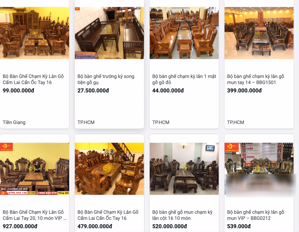 Soi giá những bộ bàn ghế khiến “thượng đế” vung tiền không tiếc tay - Hình 4 Soi gia nhung bo ban ghe khien “thuong de” vung tien khong tiec tay-Hinh-4